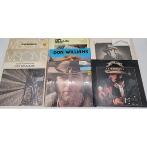 Vintage Don Williams Vinyl LP Eight Album Bundle